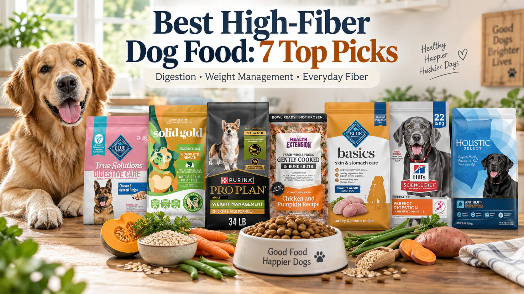 Best high-fiber dog food guide cover