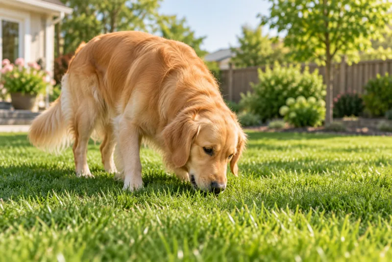 Should I let my dog eat grass guide cover