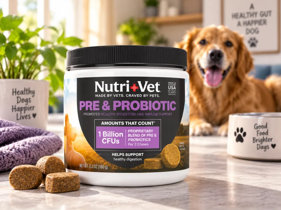 Nutri-Vet Pre & Probiotic Soft Chews for dogs