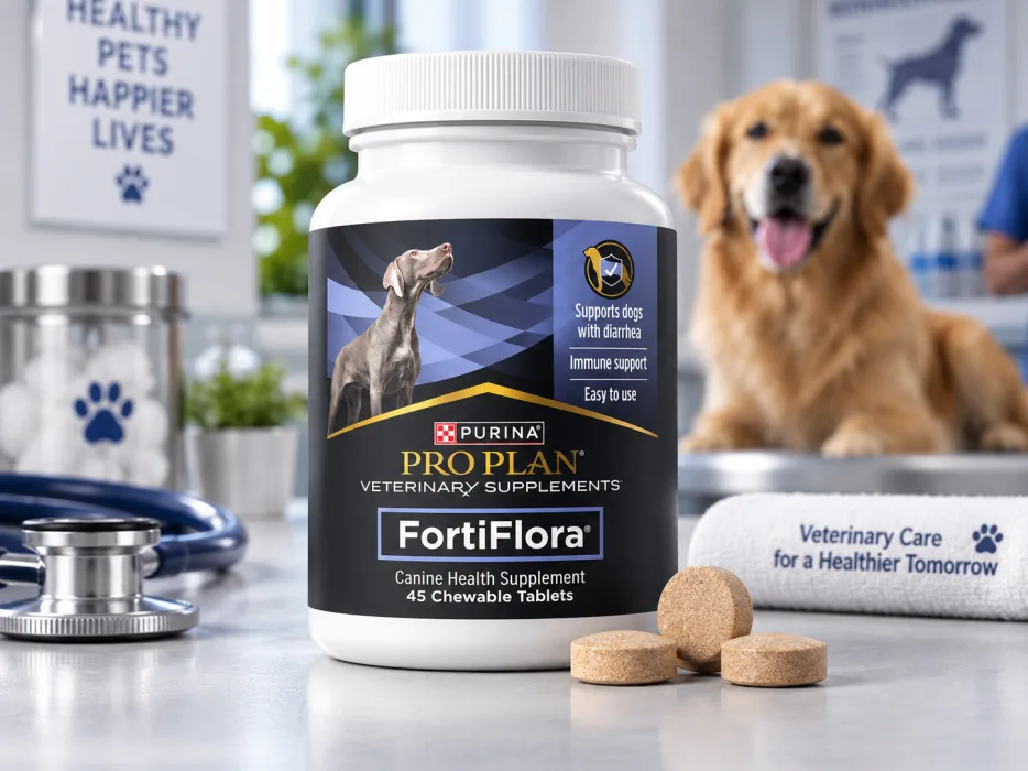 Purina Pro Plan FortiFlora canine probiotic chewable tablets
