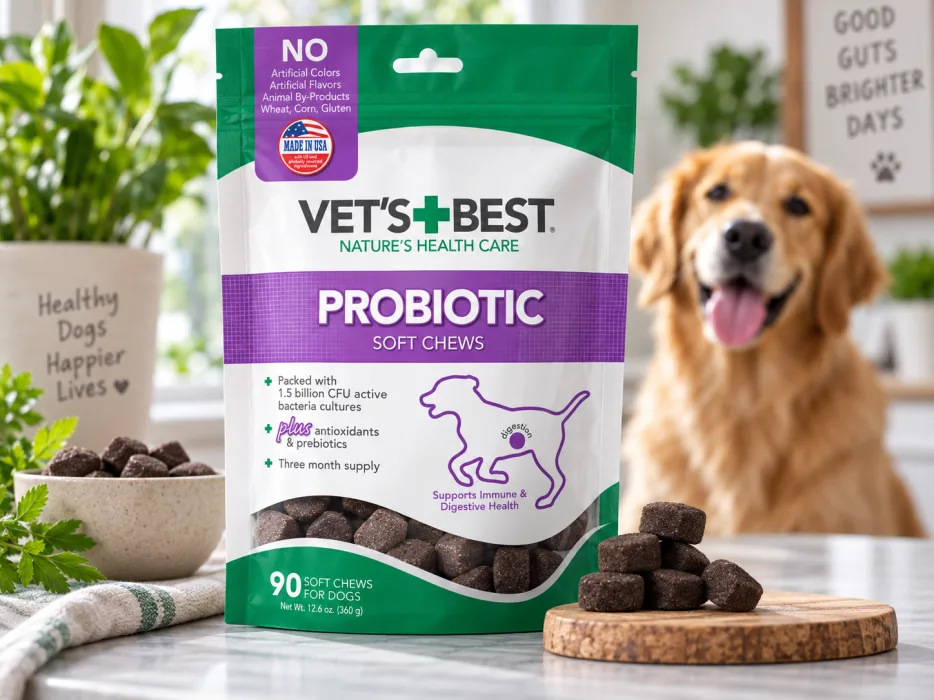 Vet's Best Probiotic Soft Chews for dogs